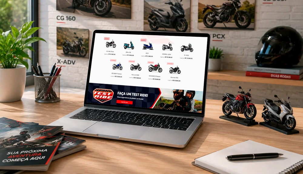 Projeto Concessionárias de motos Honda